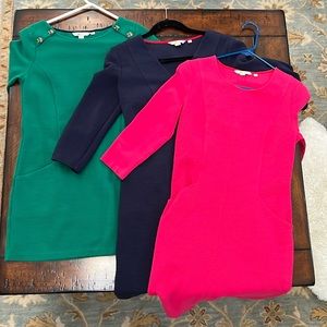 Boden lot of 4 tunic style dresses